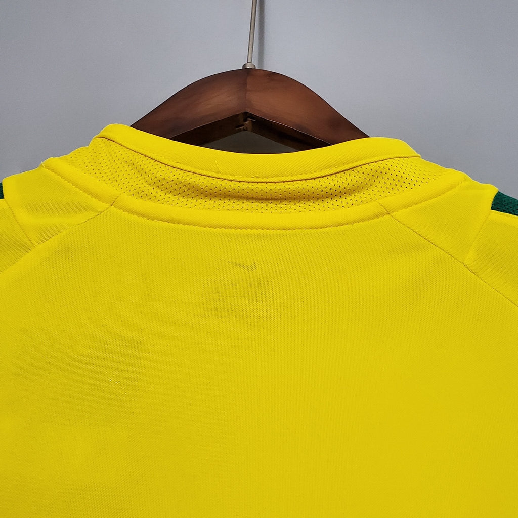 NIKE BRAZIL 2002 RETRO HOME JERSEY