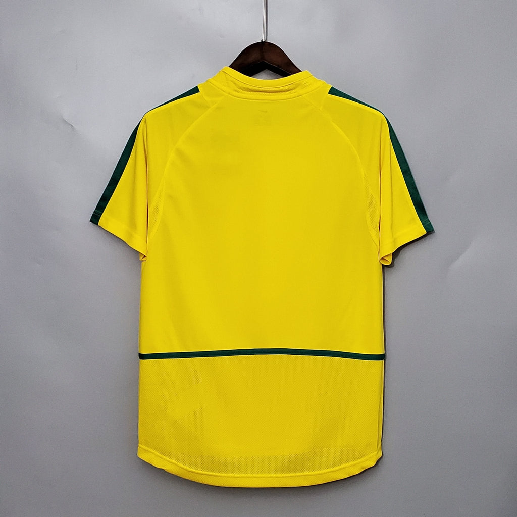 NIKE BRAZIL 2002 RETRO HOME JERSEY